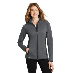 Eddie Bauer® Ladies Full-Zip Heather Stretch Fleece Jacket