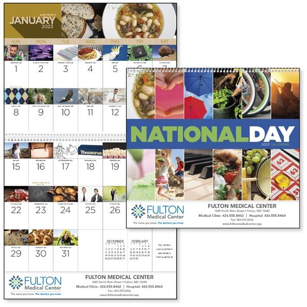 Spiral National Day 2023 Calendar | Brand IQ - Promotional products in