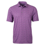 Cutter & Buck Pike Magnolia Print Stretch Men's Polo