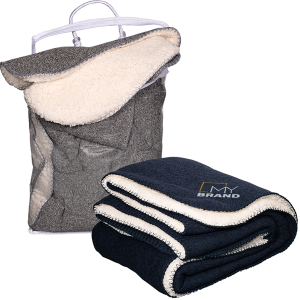 Prime Line Thick Needle Sherpa Blanket