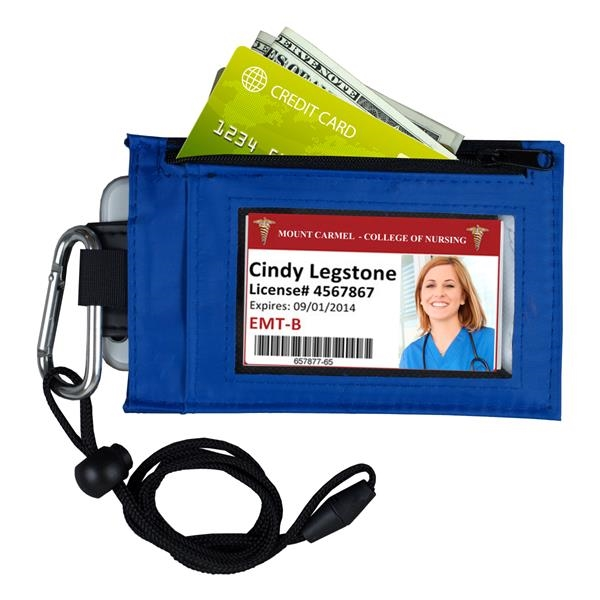 Cell Phone & ID Holder Wallet with Carabiner and Breakaway Safety ...